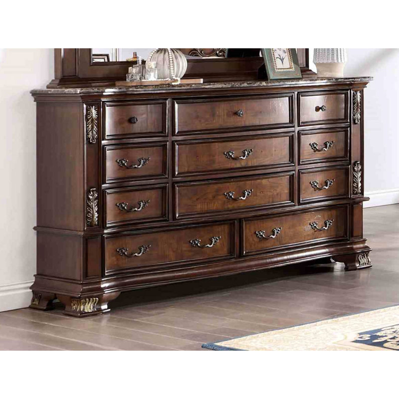 Commode 1 pièce en cerisier brun
