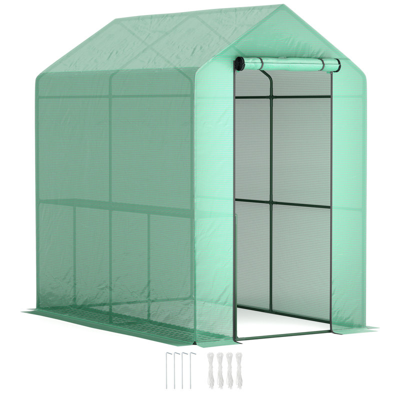 4 Ft W x 6 Ft D Mini Greenhouse