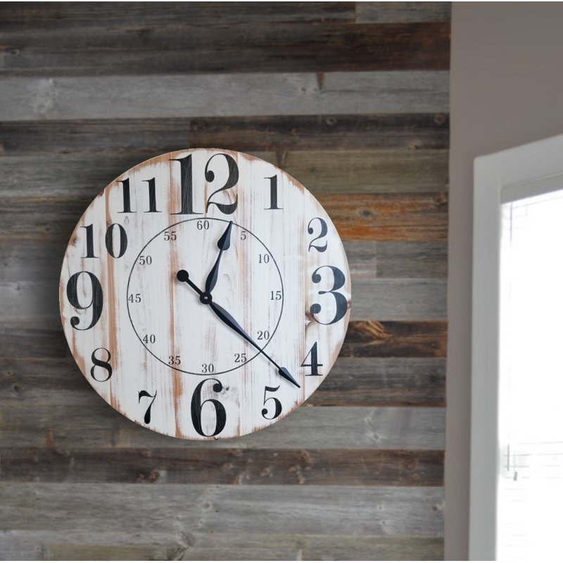 Erdmann Wood Wall Clock, Large