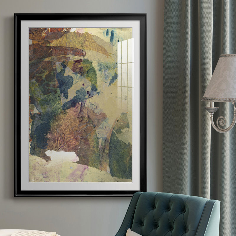 Monet's Landscape II - reproduction de cadre photo, H 36,5 po x l 26,5 po x P 1 po, Cadre noir