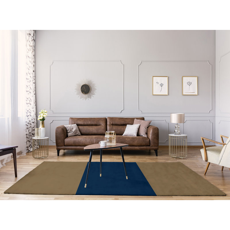 Tapis de zone en poly à rayures de football la corne, Rectangle 8 pi x 10 pi