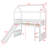 House Loft Bed With Slide-1285791027