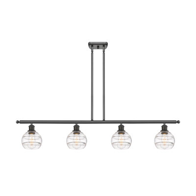 Luminaire suspendu pour îlot de cuisine à 4 lumières Chartoff