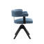 Chaise pivotante rembourrée en tissu Mira-767484934-767484935