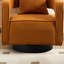 Fauteuil demi-tonneau moderne pivotant avec dossier ouvert-652721202