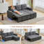 3 Seater Fabric Sofa & Chaise-1759071680