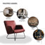 Averie Genuine Leather Designer Armchair-549114081