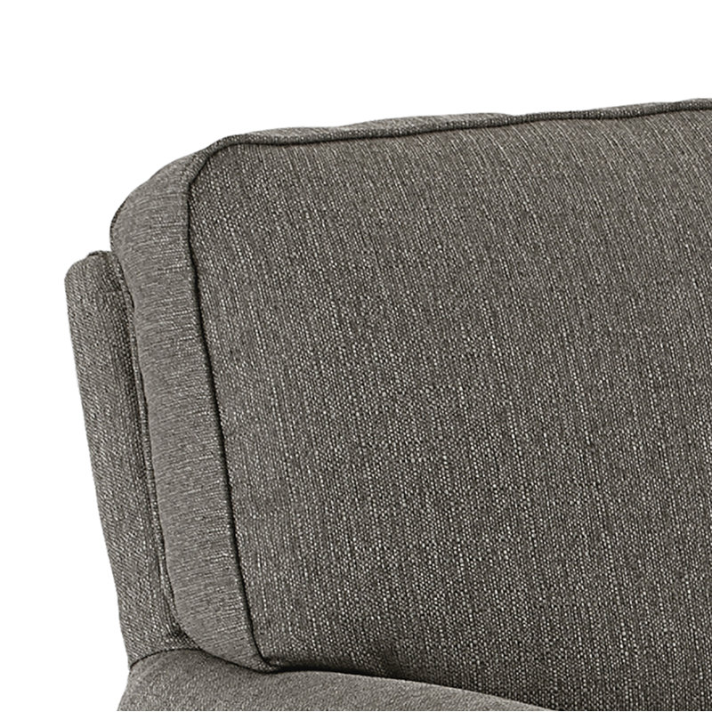 Upholstered Swivel Armchair, Slate-28563