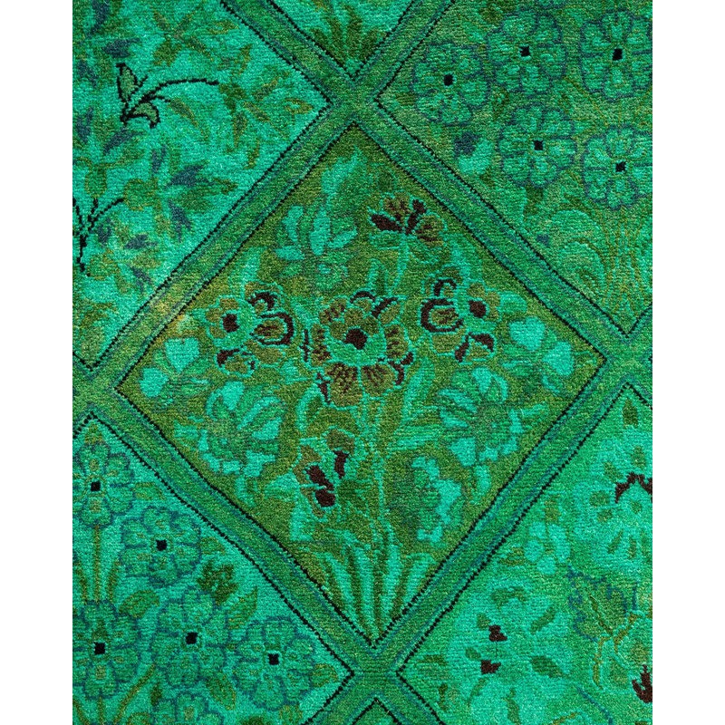 Fine Vibrance One-of-a-Kind 6'3" Hand Knotted Area Rug