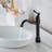 Single-Hole Single-handle Bathroom Faucet with Drain Assembly-93528333