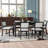 ??7-Piece Rectangular Dining Table Set with Comfortable Seating?, Wood Frame-1041862899