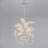 Aweys 4-Light Brushed White Modern Coastal Mini Chandelier