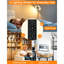 185cm Polished Column Floor Lamp