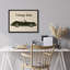 Vintage Car Outline Framed Wall Art Prints - Classic car silhouette for office-125211717-125211719