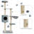 56.5 " H Cat Toys-1916988720