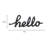 Hello Door Greeting-109870622
