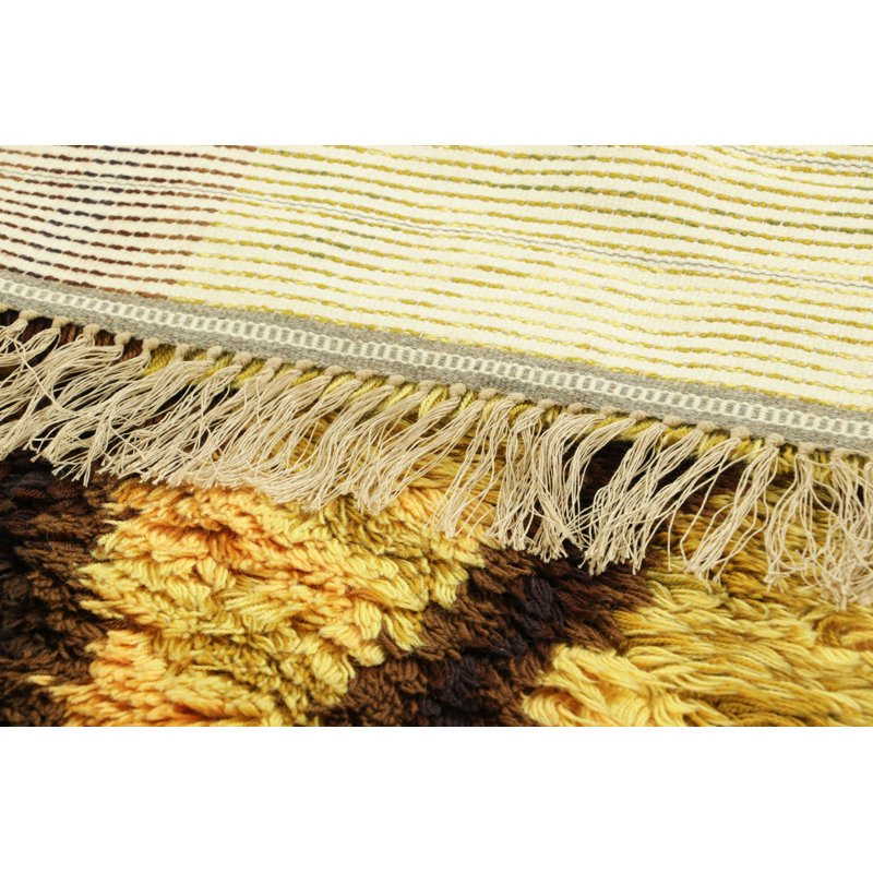 One-of-a-Kind 3’10x6’ Hand Knotted Area Rug