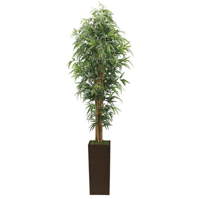 Tall High End Realistic Silk Floor Bamboo Tree in Planter
