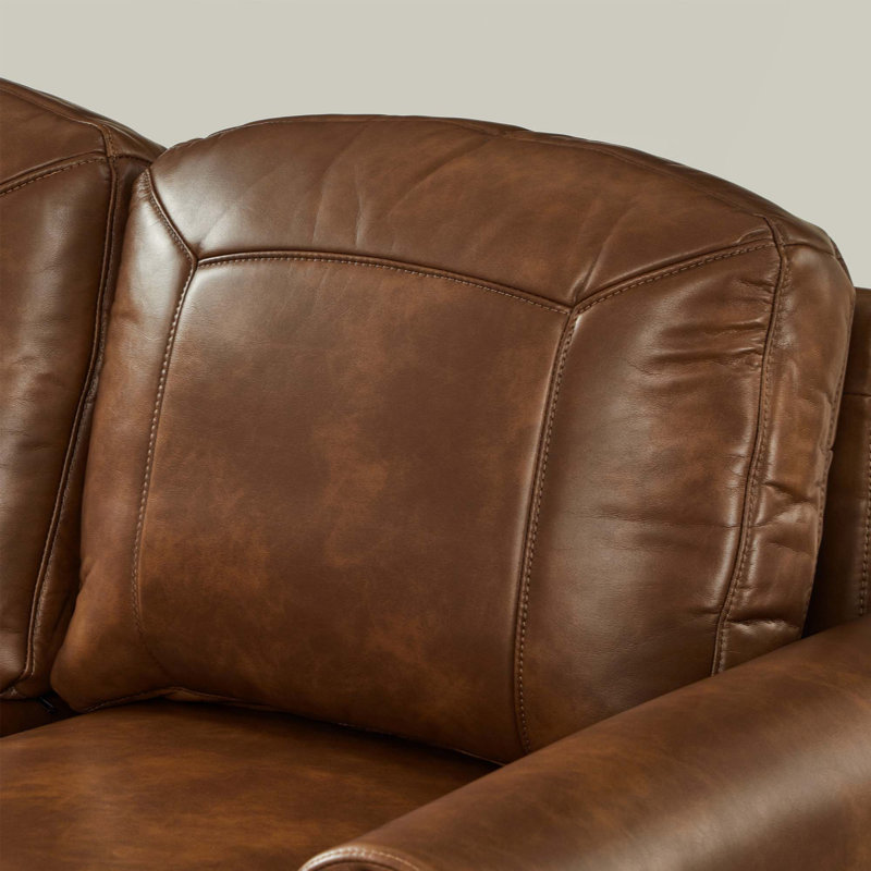 Canapé 81,5 po Classic, Cuir PU brun respirant