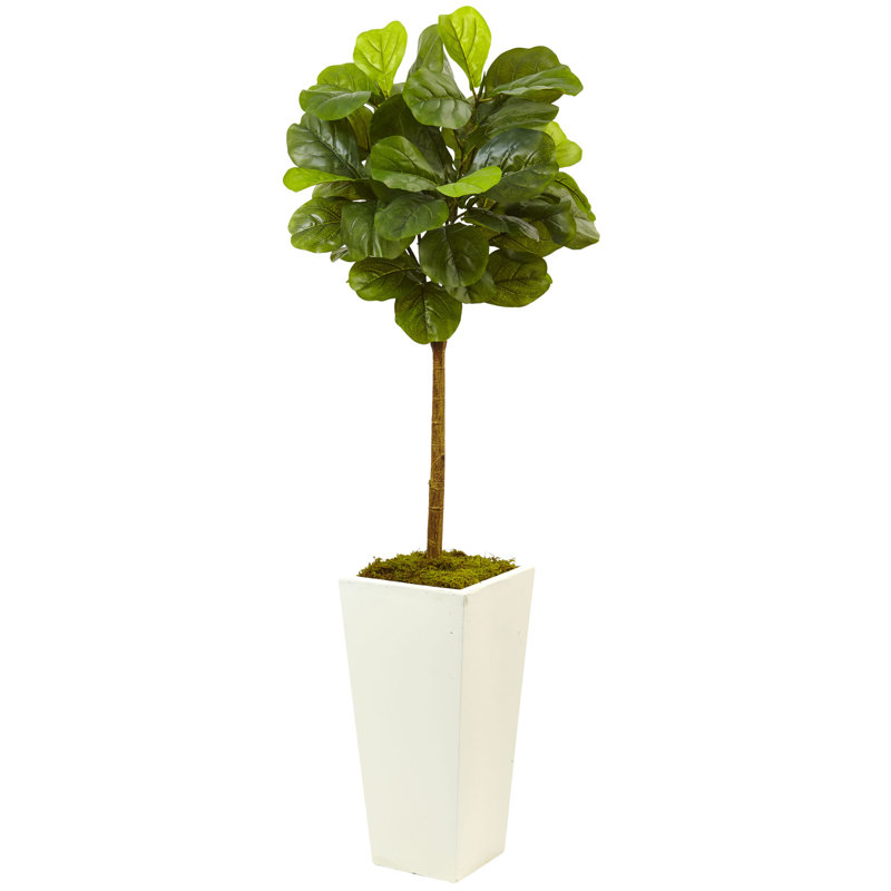 Vase en feuille de fleurs artificielle 34" en décoratif