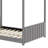 Searsboro  Velvet House Bed Wood Bed-1431068806-1431068805