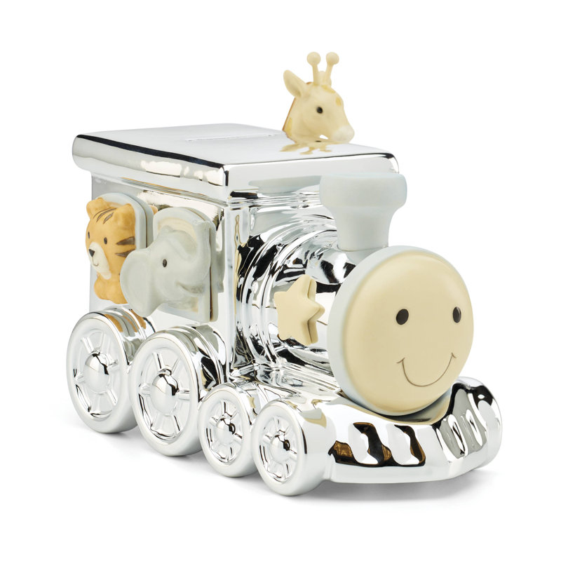 Reed And Barton Animal Train Silverplate Bank