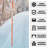 72" Reflective Fibreglass Driveway Markers, Orange High-Visibility Snow Stakes