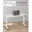 Electric Standing Desk Frame, Without Desktop, Continuous Height Adjustment, Memory Function, Steel-663391008