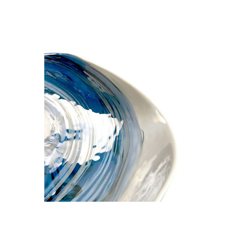 Murano Glass Specialty Vessel Bathroom Sink, Marina