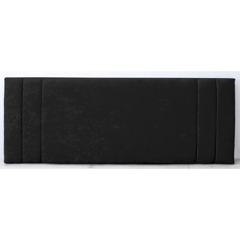Velasquez Upholstered Headboard, Black, Super King (6')