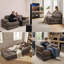 Canapé-lit futon convertible 35,43 po-3535729
