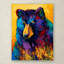 «Bear Pause» par Marion Rose, reproduction sur toile-21935790