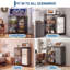 94.4 cm W Iron Shelving Unit-2095853925