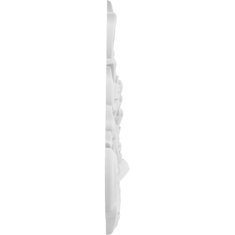 Rosette Delphos, H 3,75 po x l 5 po x P 0,38 po
