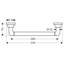 AXOR Citterio Wall Mounted Towel Bar-11080921