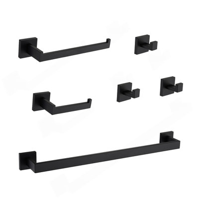 6 - Piece Bathroom Hardware Set