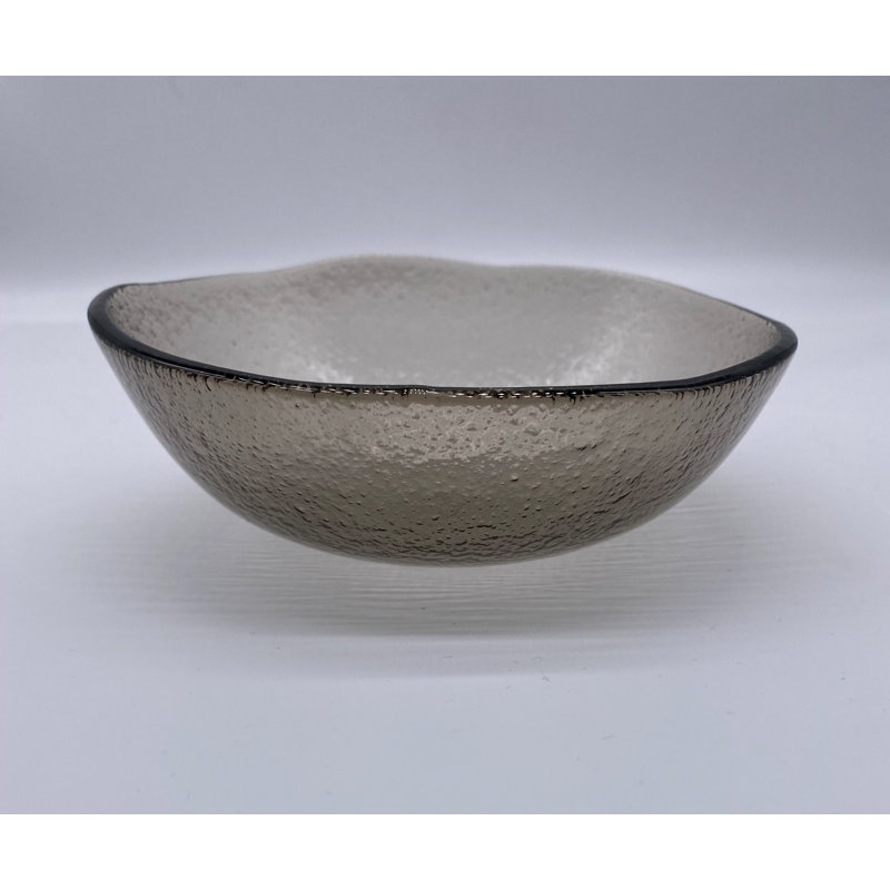 Glass Bowls, Transparent Brown