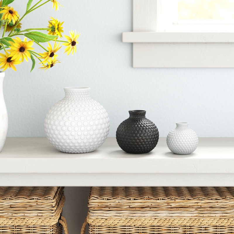 Ensemble de 3 vases de table en céramique Kleiber