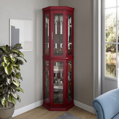 Vitrine de coin lumineuse 21,5 po