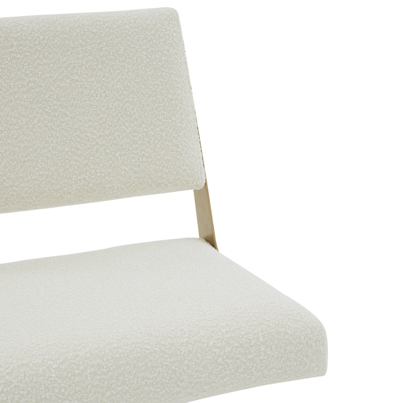 Chaise de bureau Bowerman, Or, Ivory