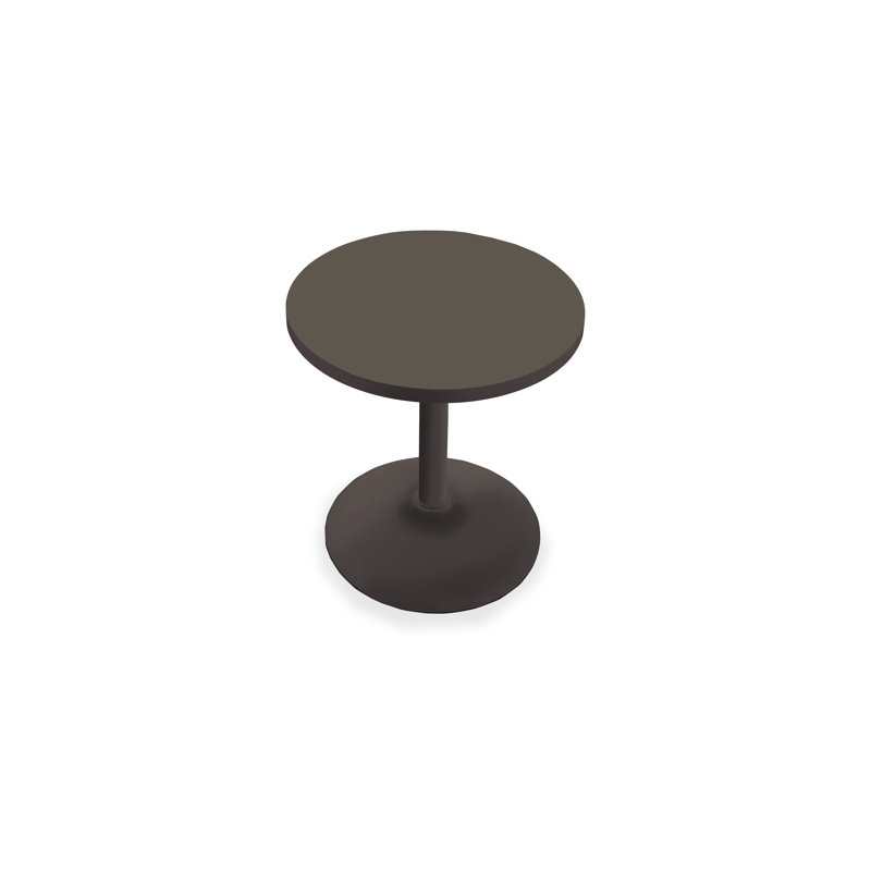 Allaire Pedestal Coffee Table, Graphite