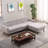 Barnet Upholstered L-Shaped Sectional-22485579-22485584