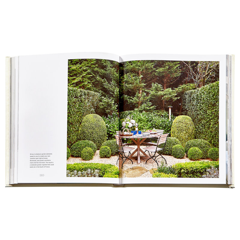 Graphic Image The Principles Of Pretty Rooms Coffee Table Book, Leather, Ivory