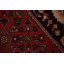 Geometric Red  Traditional Runner Rug 4x12