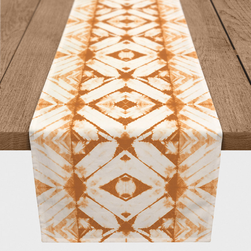 Chemin de table Bonzie, 72 po x 16 po, Orange clair