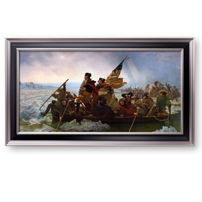 «Washington Crossing The Delaware 1851» par Emanuel Leutze, reproductions d'art classiques du monde