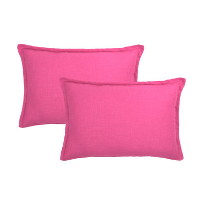 Frisco Linen Reversible Throw Pillow