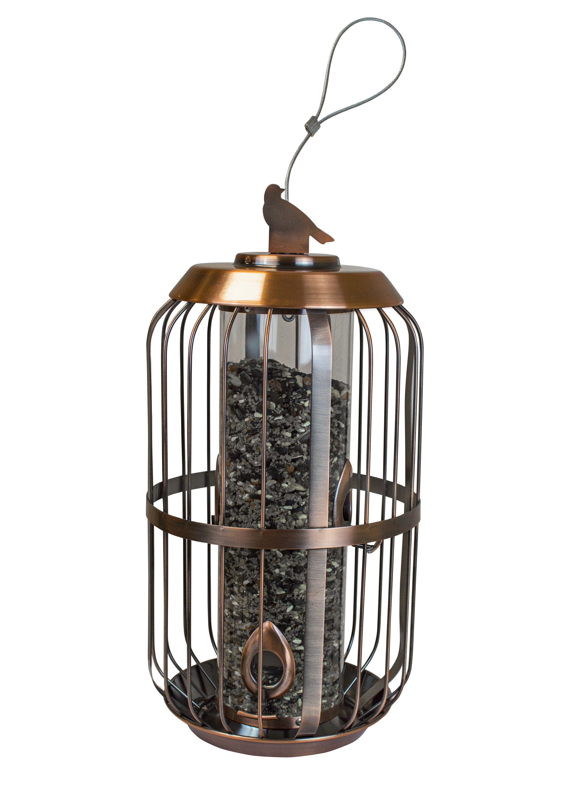 Outdoor Leisure Products Metal Hanging Decorative Bird Feeder | Wayfair