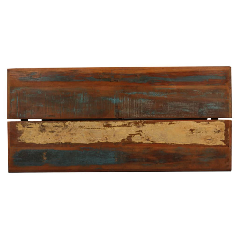 Table de bar Table bistro pour salle à manger en bois massif récupéré, L 27,6 po x L 59,1 po