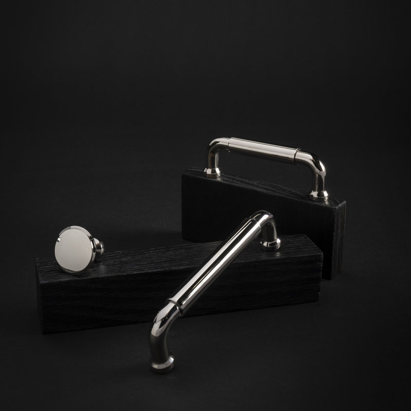 Edgewood Round Knob, Polished Nickel